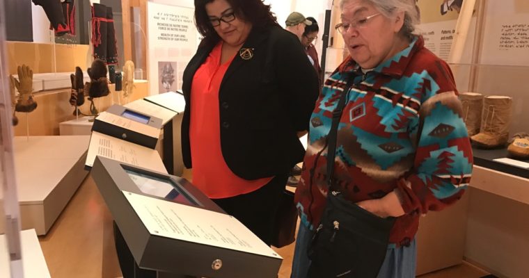 A Grand Cree Travelling Exhibition Opens in the Subarctic